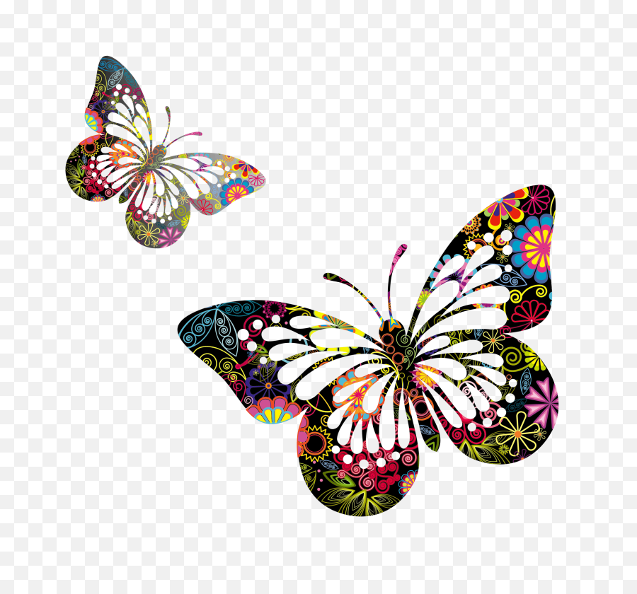 Clipart Letters Butterfly Transparent Png