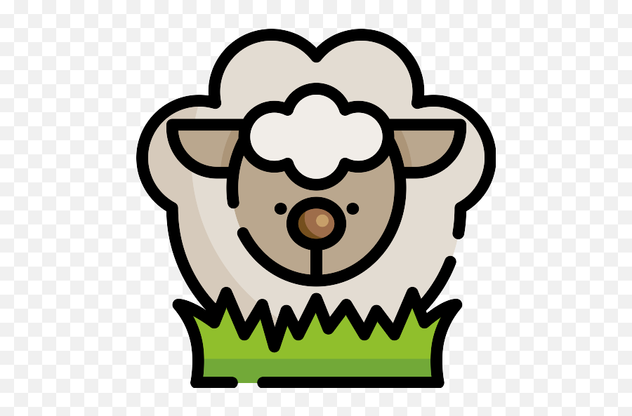 Sheep Front Vector Svg Icon 2 - Png Repo Free Png Icons Happy,Sheep Icon