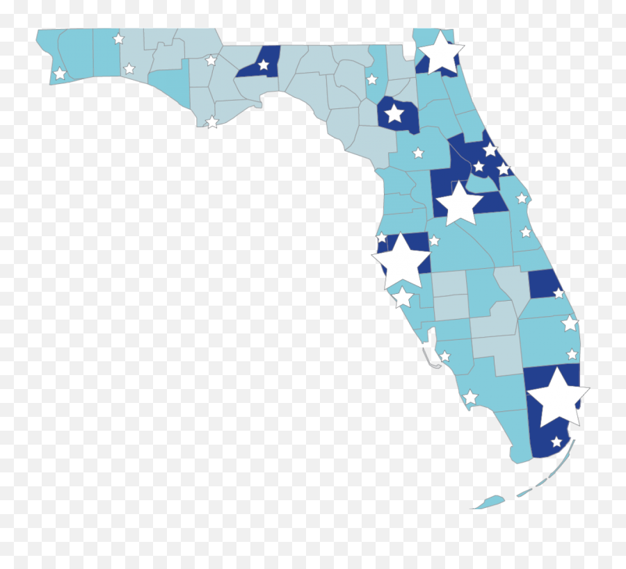 Florida Arts In Health Mapping Project - Illustration Png,Florida Map Png