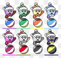 Normal Colors From Kirby Star Allies - Marx png