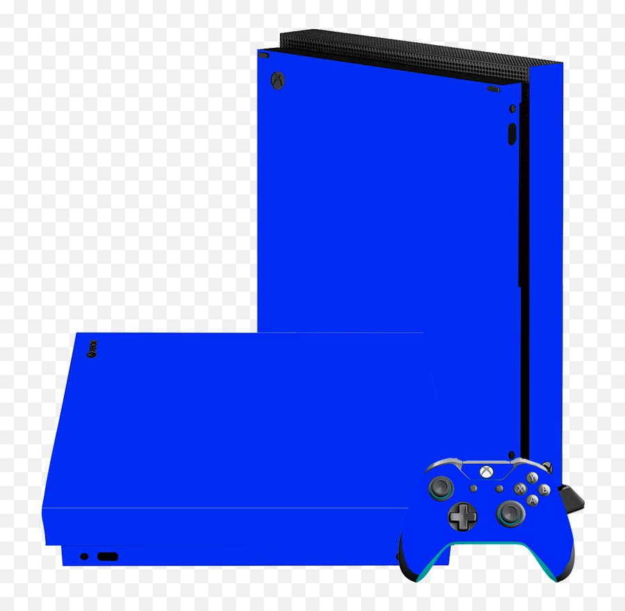 Solid Color Matte Blue Xbox One X Skin Console U0026 Controller - Video Games Png,Ps4 Joystick Icon