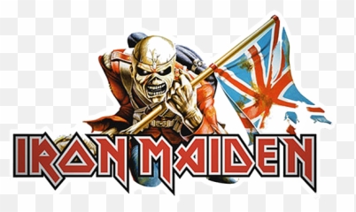 Best Of Iron Maiden Band Logo Nongki Adult Pull - Over Hoodie The Trooper png