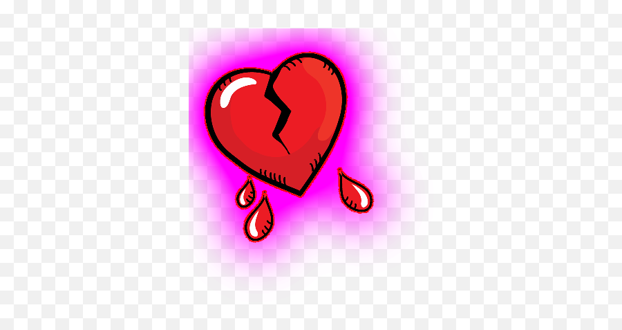 Broken Heart Tattoo - Emoji De Corazon Roto Sangrando Png,Heart Tattoo Png