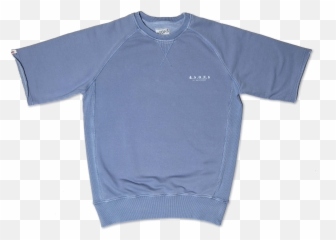 U0026sons Escape Sweatshirt Sky Blue By Trading Co - Short Sleeve png
