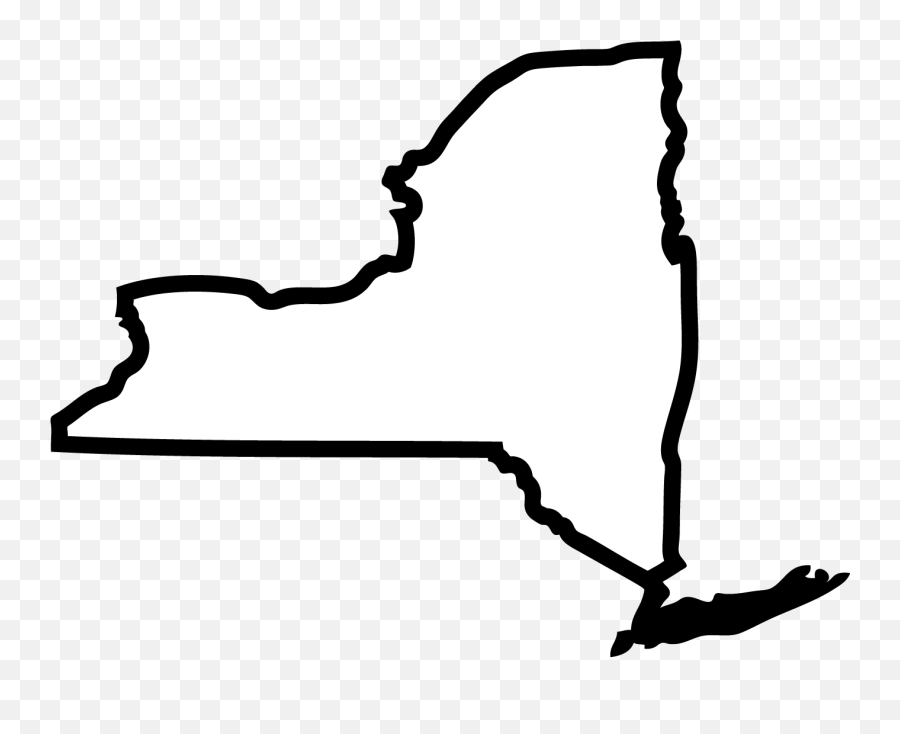 New York State Silhouette - New York State Outline Png,United States Outline Png