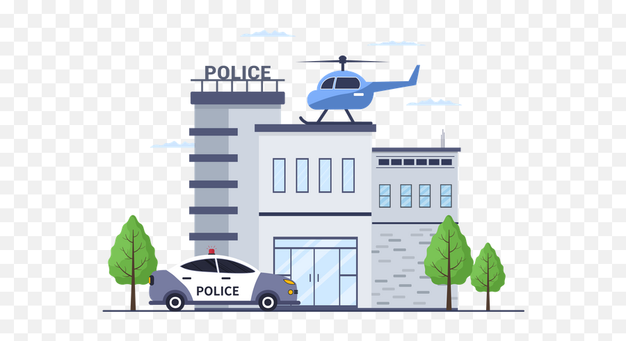 Helicopter Icon - Download In Flat Style Police Station Flat Png,Attack Helicopter Icon