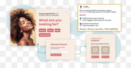 Conversational Pop - ups u0026 Optin Tools Designed to Convert Curly png