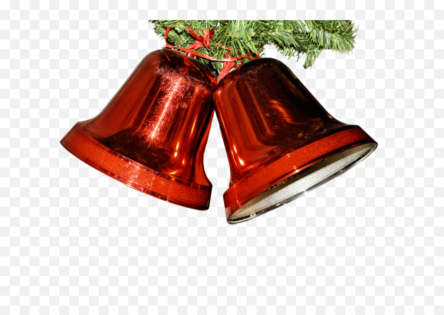 Red Christmas Bell Png Image - Di Che Colore Sono Le Campane,Christmas Bells Png