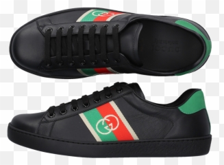 Gucci Sneakers Black Ace - Plimsoll png
