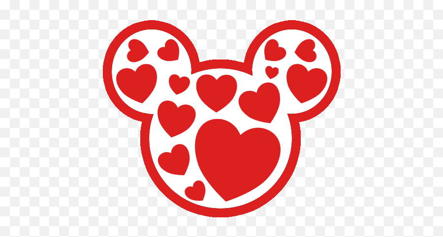 Valentineu0027s Day Mickey And Minnie Mouse Icons Disneyclipscom - Girly Png,Mouse Ears Icon