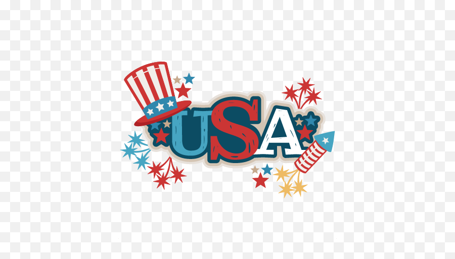 Usa Title Svg Scrapbook Cut File Cute Clipart Files For - Cute Usa Clipart Png,Usa Png