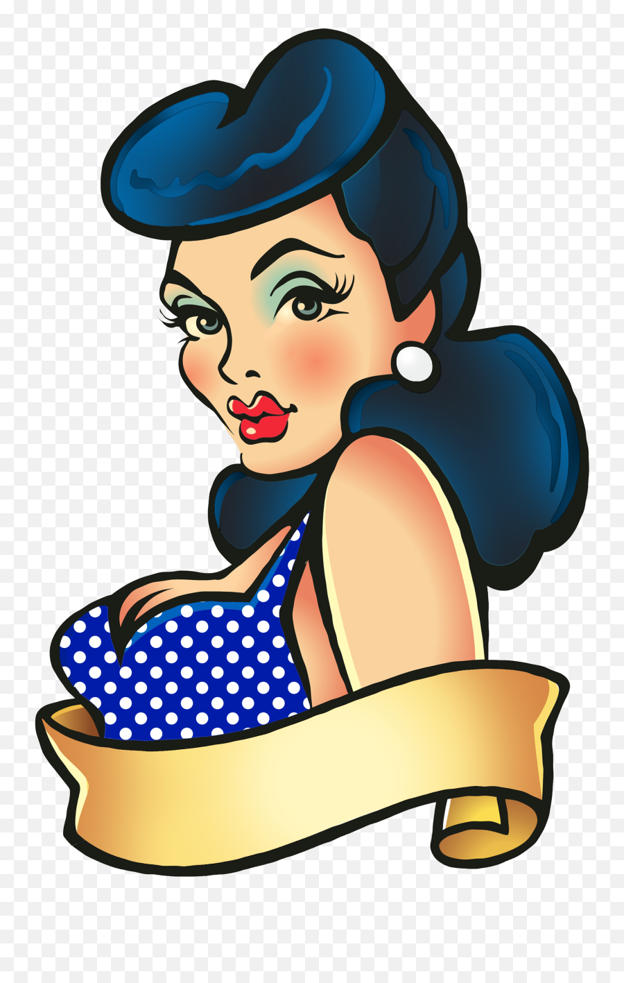 Pinup Vector Transparent U0026 Png Clipart Free Download - Ywd Pin Up Tattoo Designs,Paige Png