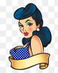 Pinup Vector Transparent U0026 Png Clipart Free Download - Ywd Pin Up Tattoo Designs,Paige Png