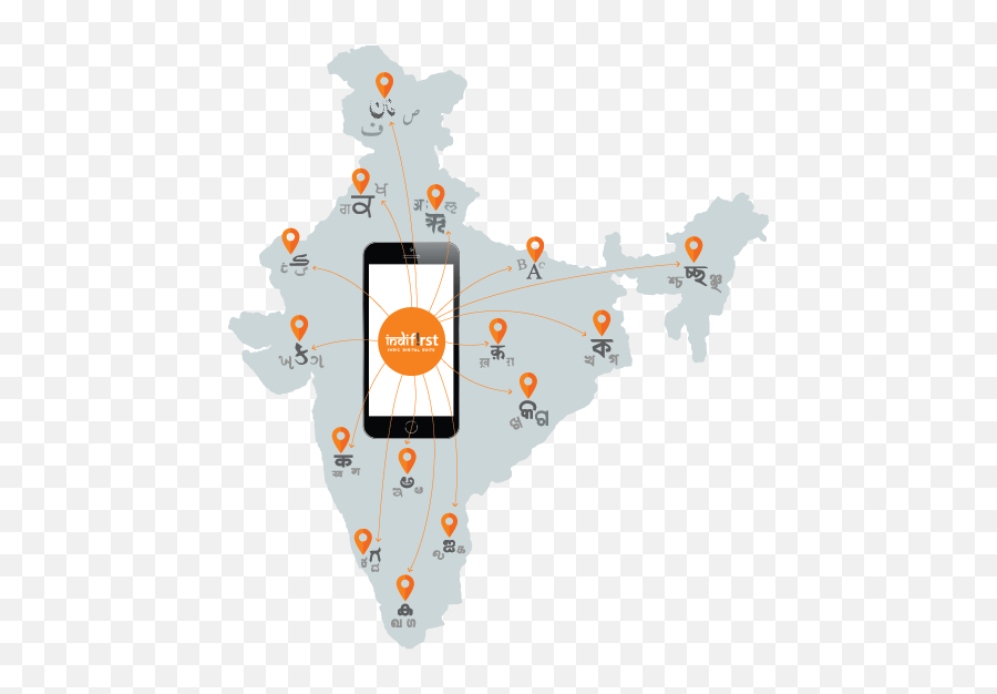 Indifirst Indic Digital Advertising And Technology Suite - Map Png,India Map Png