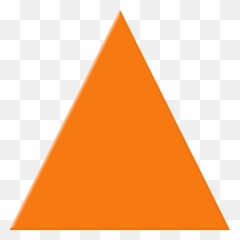 Orange Triangle Png - Warning Icon Svg