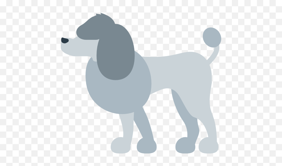 Poodle Puppy Emoji Animal Dog Breed - Poodle Png Download Emoji Poodle On Mozilla,Dog Emoji Png