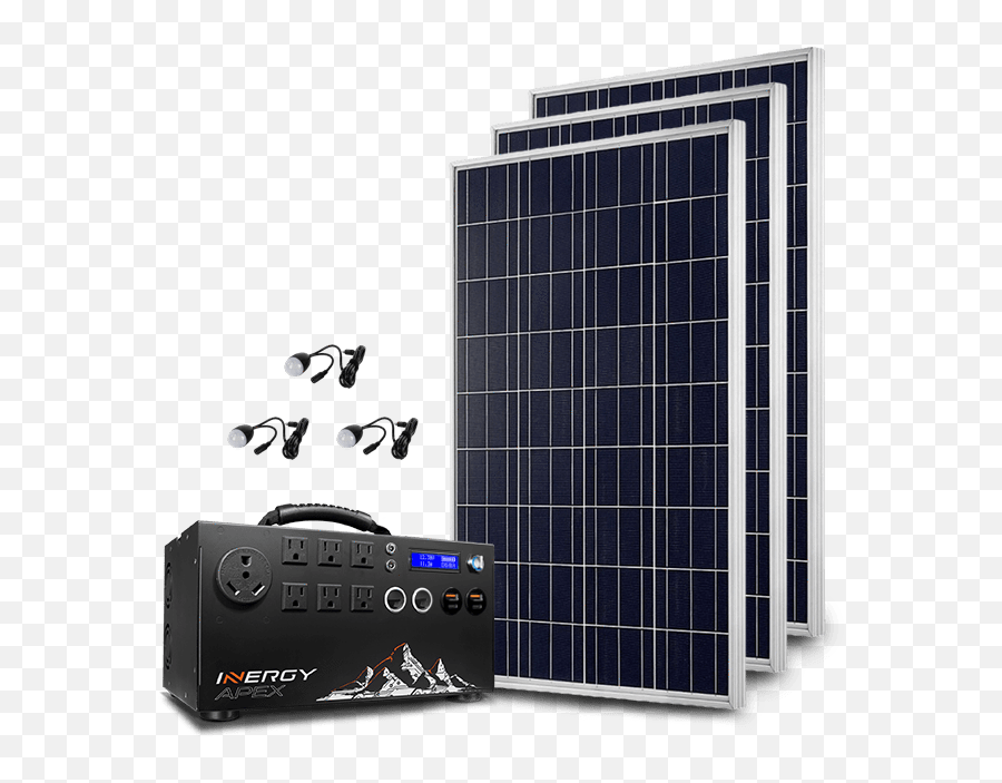 Inergy Apex Silver Kit - 3 X Storm Solar Panels Free Shipping U0026 Installation Guide Solar Panel Png,Solar Panels Png