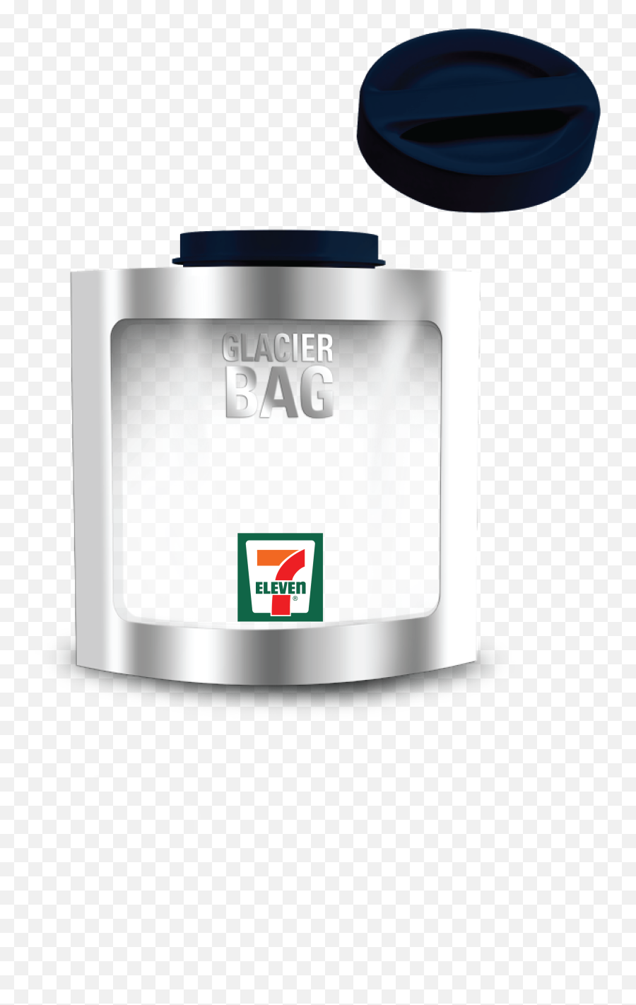 Download Hd 7 Eleven 6 Pack Glacier Bag - 7 11 Png,Glacier Png