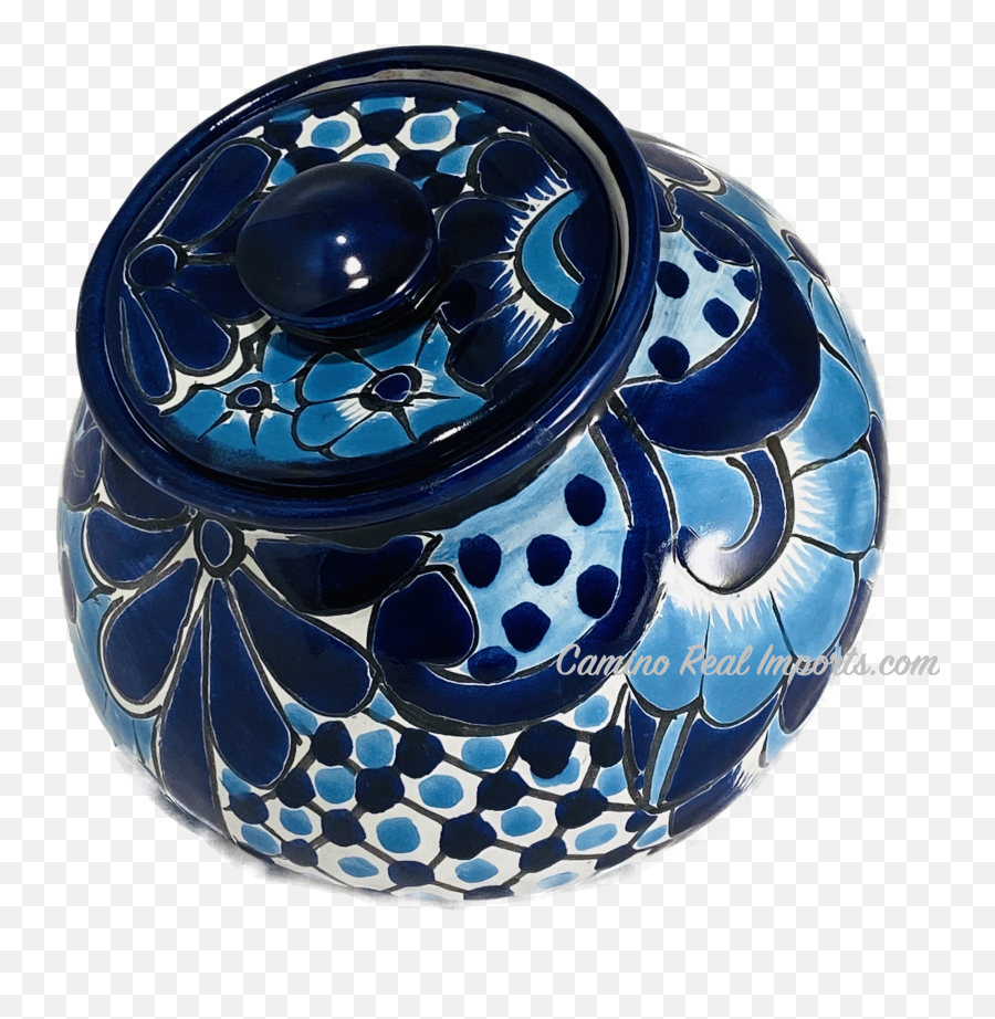 Talavera Pottery Hand Painted Cookie Jar Tcj005 - Ceramic Png,Cookie Jar Png