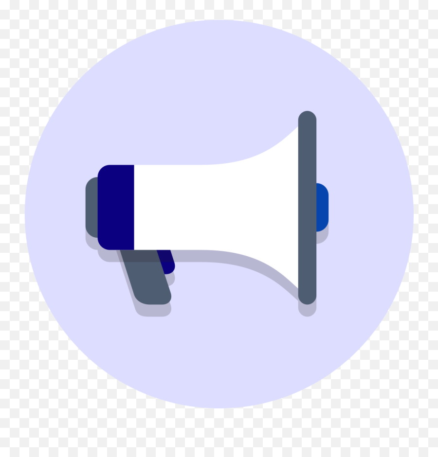 Circle - Graphics Png,Megaphone Icon Png