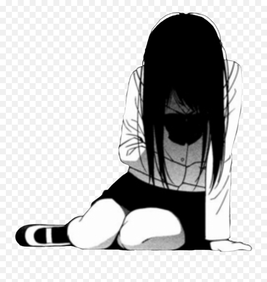 Anime Sad Girls Crying - Anime Wallpapers Depressed Anime Girl Transparent  Png,Crying Eyes Png - free transparent png images 