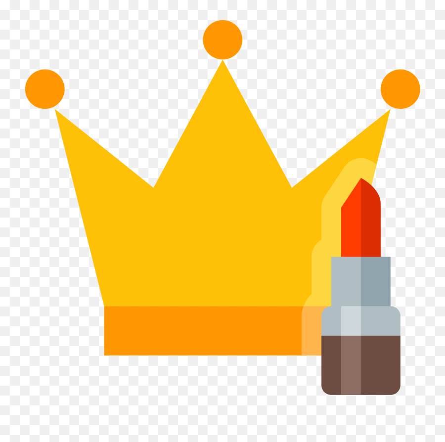 Crown And Lipstick Icon - Free Download Png And Vector Tiktok Crown,Lipstick Emoji Png