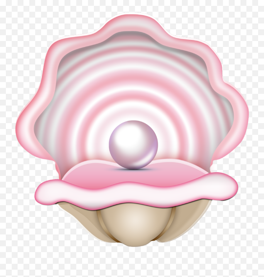 Pearl Png - Cartoon Clam With Pearl,Pearls Transparent Background