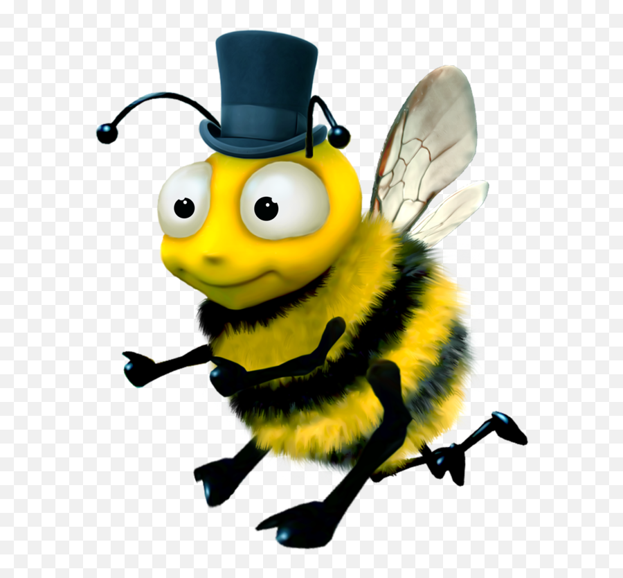 Buzz Bee Cute Clipart Flying Insects Little Critter - Emoji Bee Png,Cute Bee Png