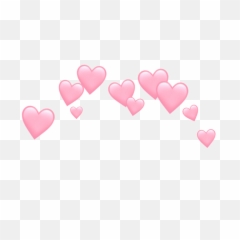Hearts - Emoji Crown Transparent png