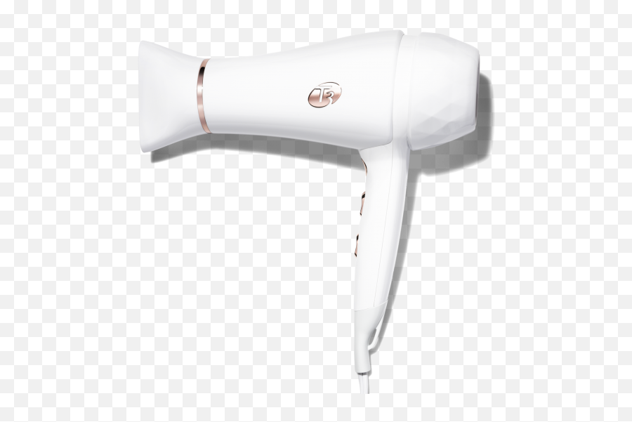 Ionic Hair Dryer - Featherweight Luxe 2i White T3 Png,Hair Dryer Png