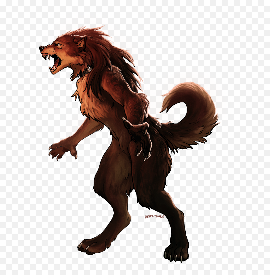 Download Hd A Good Olu0027 Fashioned Werewolf - Good Werewolf Female Werewolf Png,Werewolf Png