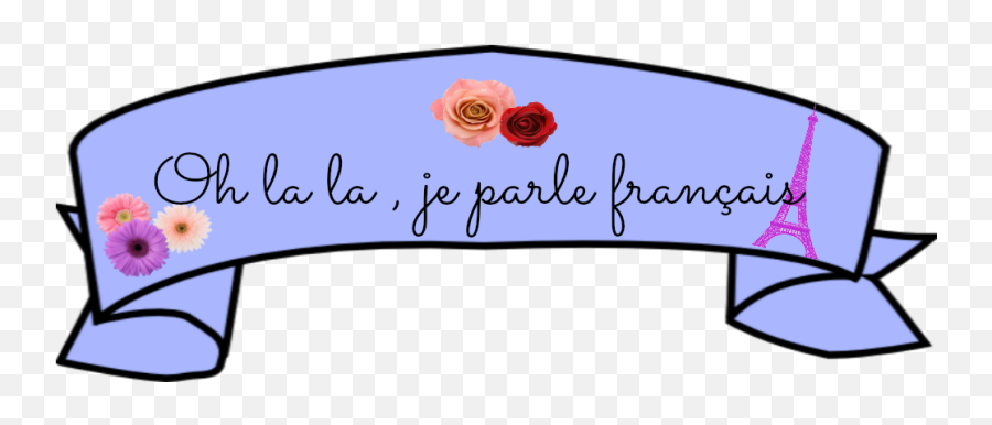 French Banner Francais - Banner Clipart Transparent Transparent Background Banners Png,Banner Clipart Transparent Background