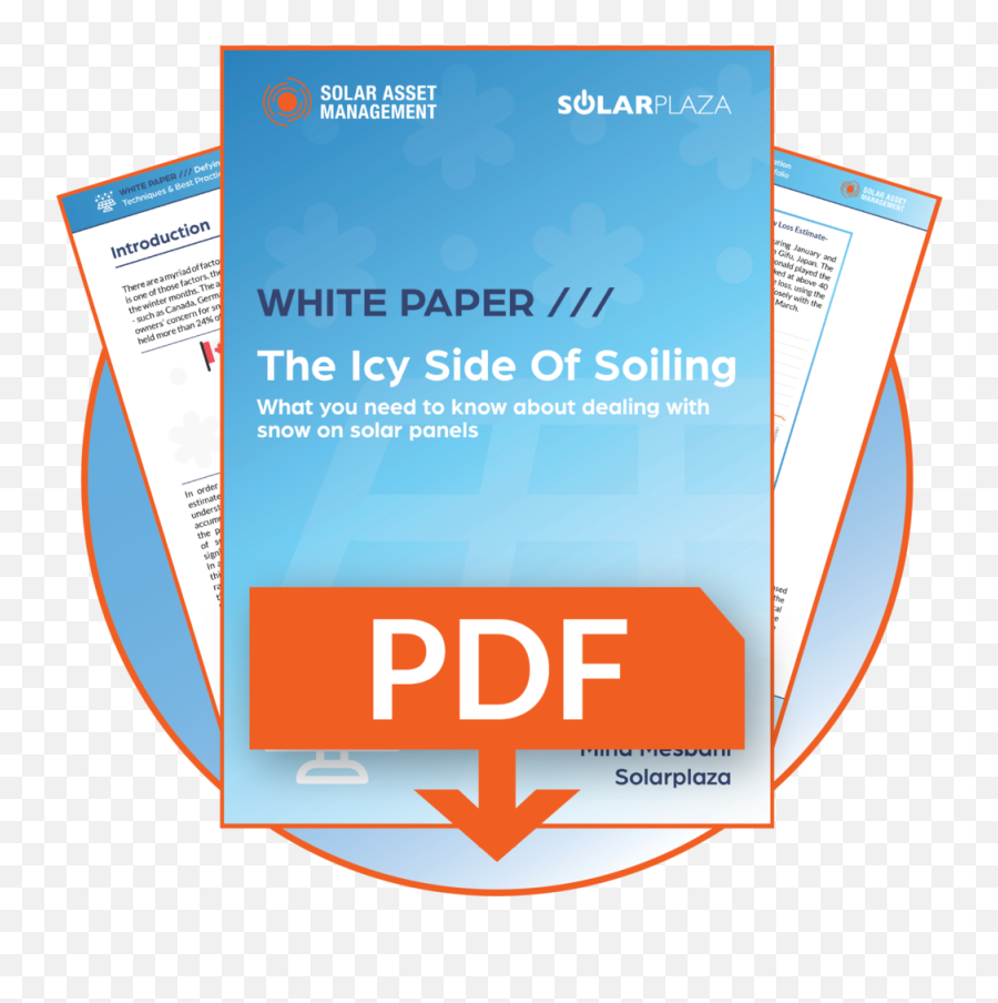 White Paper The Icy Side Of Soiling U2014 Solar Asset Management - Thumbnail Png,Snowfall Png
