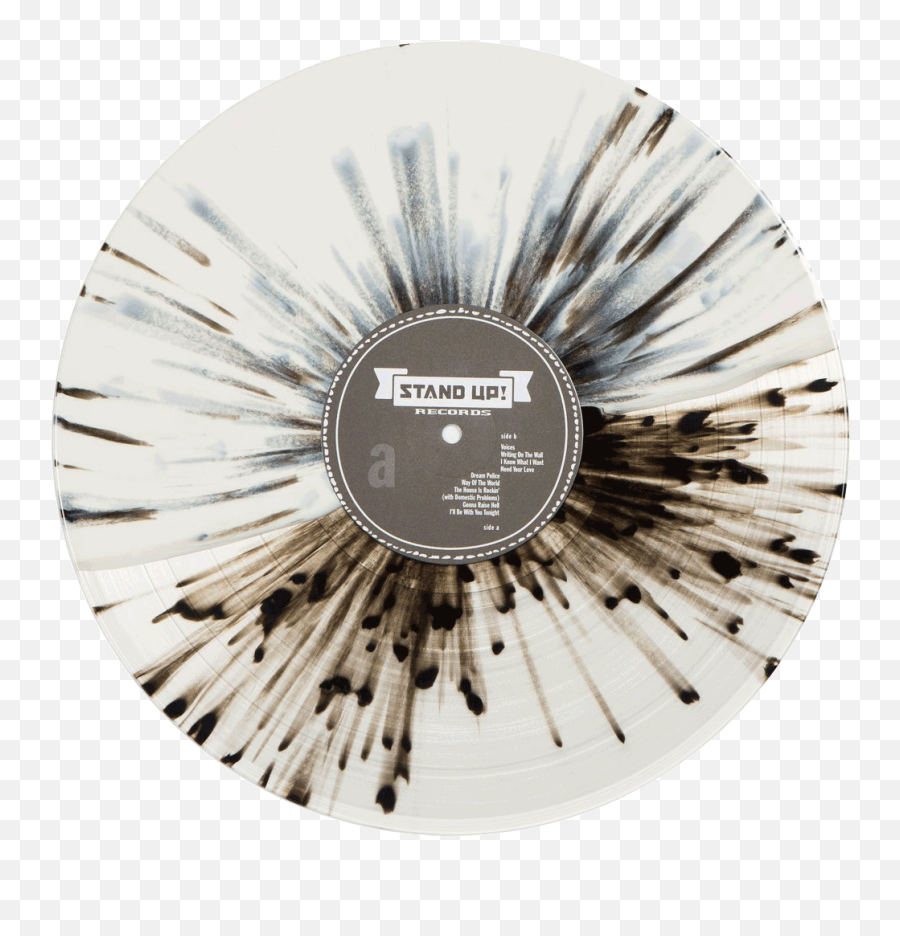 Kyle Kinane - Death Of The Party Whiteclear Split Wblack Splatter Vinyl Splatter Black Transparent Vinyl Png,White Splatter Png