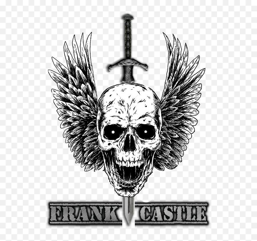 The Punisher Png - Skull And Crossbones Tattoo Designs,Punisher Png