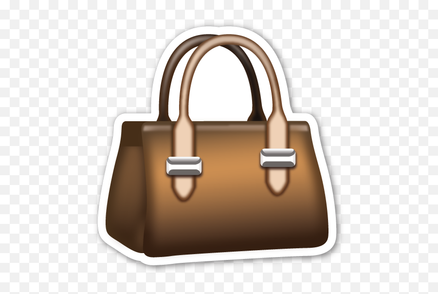 Handbag - Emoji Bolso Whatsapp Png,Money Bag Emoji Png