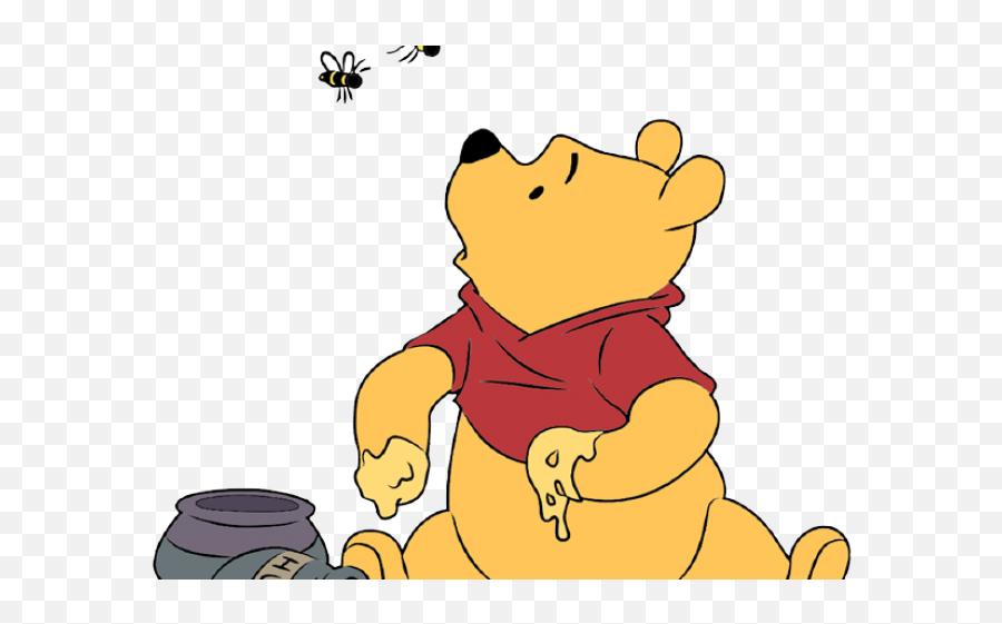 Winnie The Pooh Clipart Honey Bee - Clip Art Winnie The Pooh Honey Png,Winnie The Pooh Png