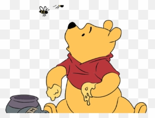 Winnie The Pooh Clipart Honey Bee - Clip Art Winnie The Pooh Honey Png,Winnie The Pooh Png