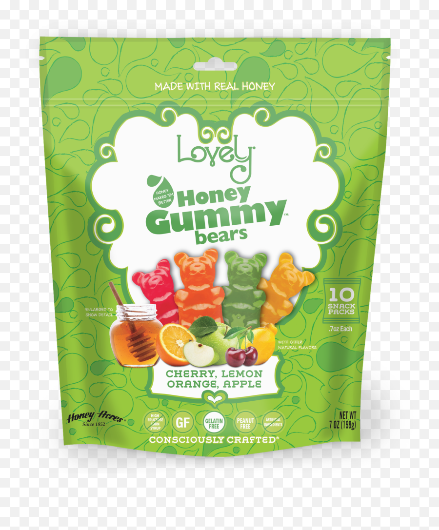 Download Honey Gummy Bears 10 Ct - Honey Gummy Bears Png,Gummy Bears Png