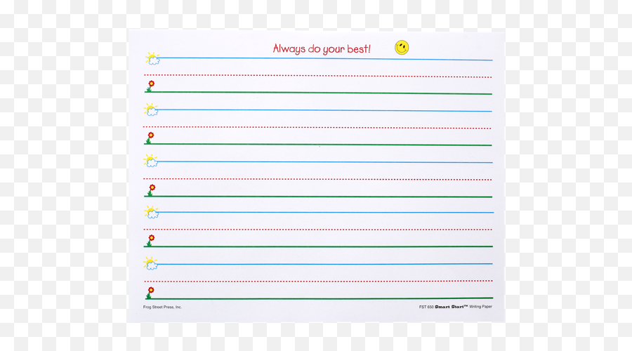 Handwriting - Preschool Lined Paper For Handwriting Png,Lined Paper Png