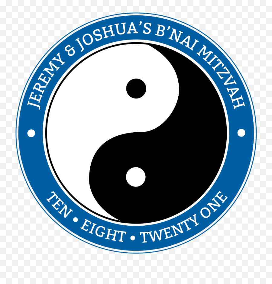 Yin Yang Bu0027nai Mitzvah Logo - Circle Png,Yin Yang Logo