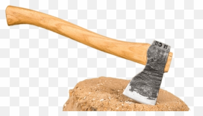 Axe In Log Transparent Png - Axe Hd,Log Png