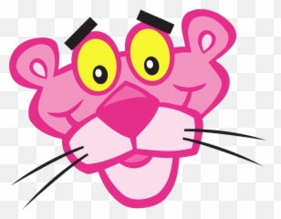 Pink Panther Face Transparent Png - Dibujos De La Pantera Rosa,Facial Png