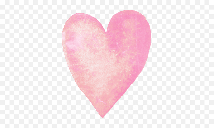 Lovely Pink Watercolor Heart Graphic - Girly Png,Light Pink Heart Png
