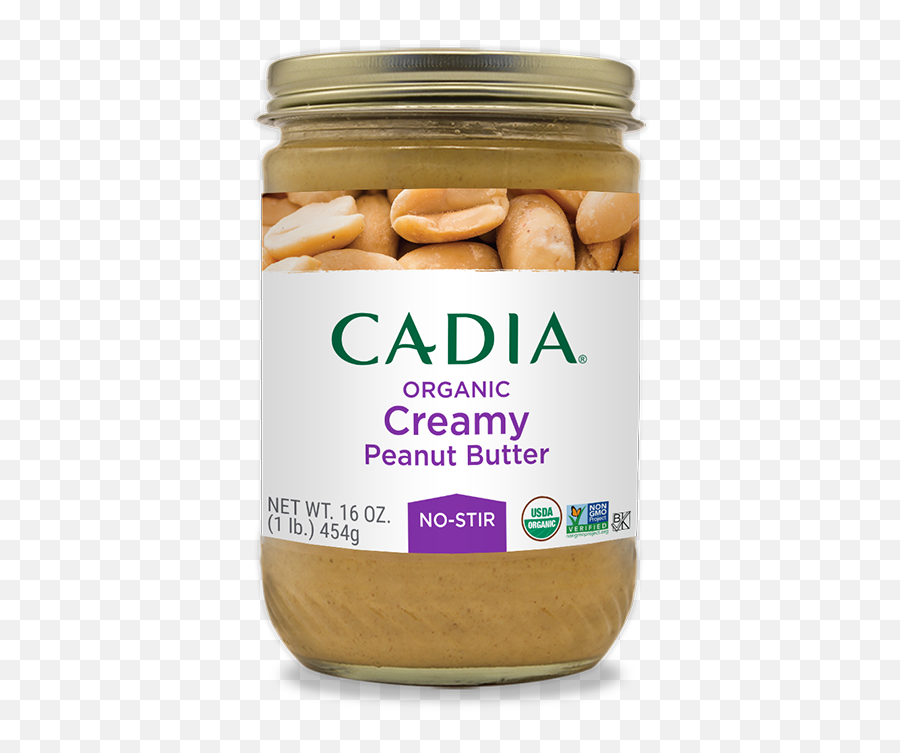 Organic No - Stir Creamy Peanut Butter Cadia Cadia Png,Peanuts Png