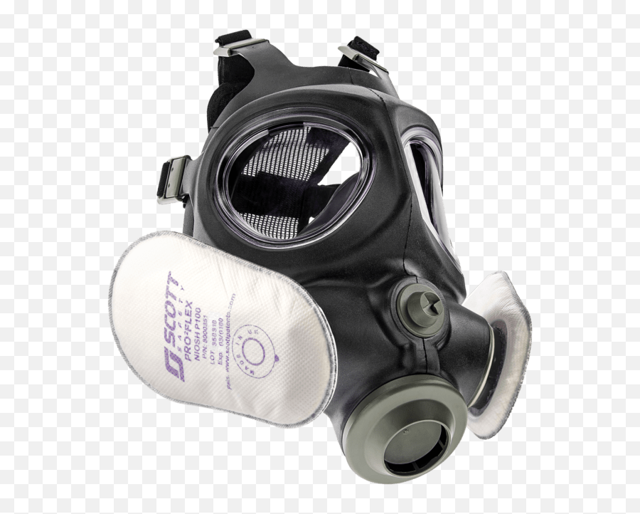 Scott M110 Dual Lens Facepiece - General Service Respirator Png,Gas Mask Transparent