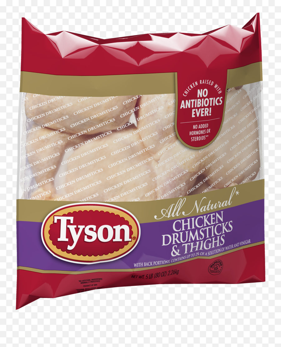 Download Tyson Foods Frozen Chicken Drumsticks And Thighs - Fish Products Png,Drumsticks Png