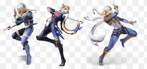 Sheik - Super Smash Bros Ultimate Transparent Png 16