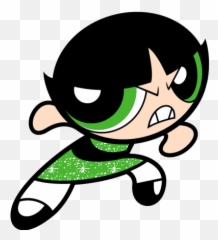 Power Puff Girls Spice - Powerpuff 2002 Buttercup png