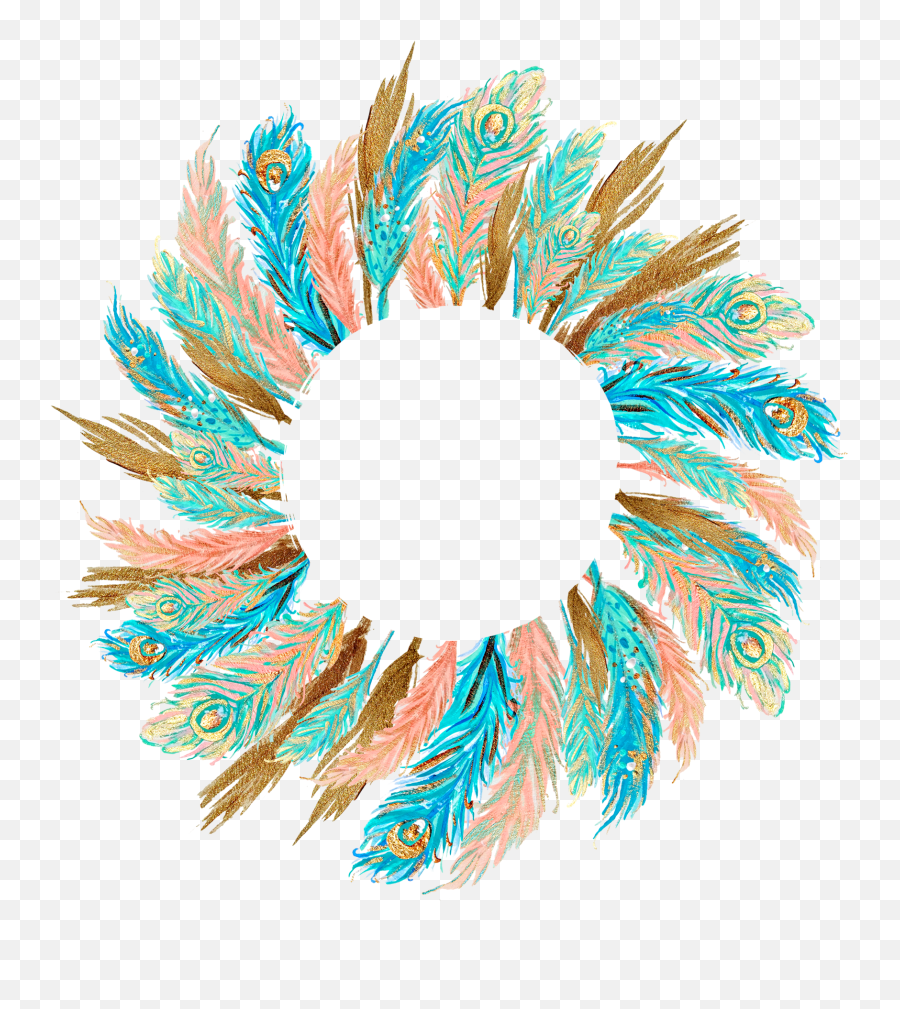 Hole Magpie Feather - Corona De Plumas Png,Feathers Png